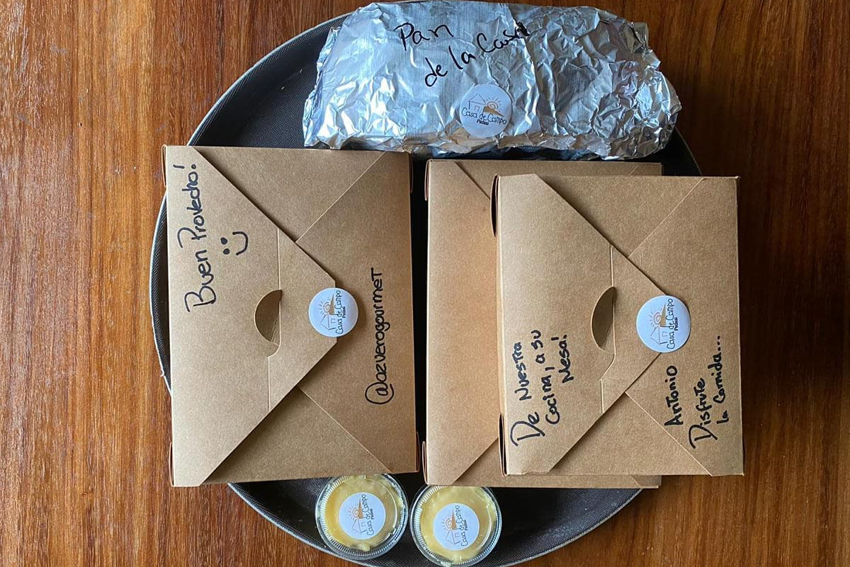 Packaging para delivery de Azuero Gourmet